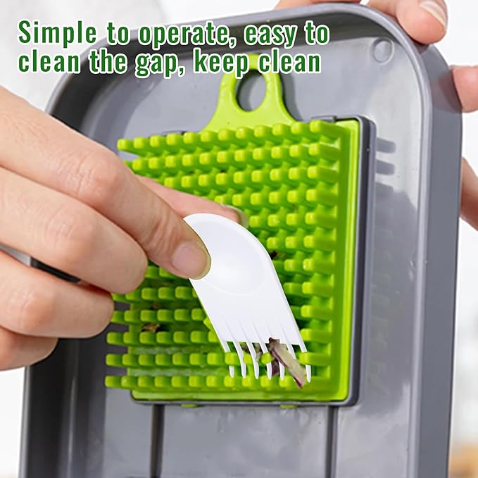 Yuanchu 4pcs Vegetable Chopper Cleaning Tools Fork, Onion Chopper Tool, Salad Chopper Tool Vegetable Chopper Cleaner Comb for Most Chop Wizard Vegetable Chopper