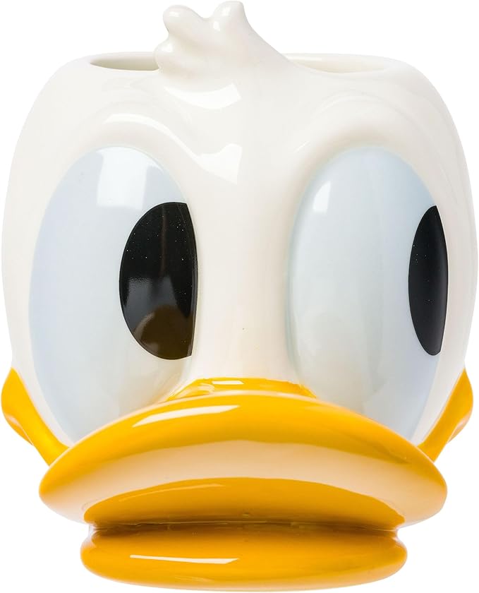 Silver Buffalo Disney Mickey and Friends Donald Duck Ceramic 3D Sculpted Mug, 20 Ounces