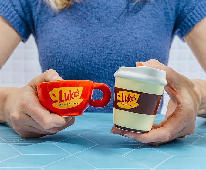Silver Buffalo Gilmore Girls Latte Mug Ceramic Salt and Pepper Shaker