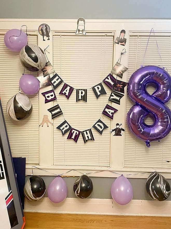Numbers Balloon 3, 40 Inch Large Purple Balloon for Three Year Old Birthday Decor, 3 13 30 31 Birthday Party Decorations for Wedding Supplies