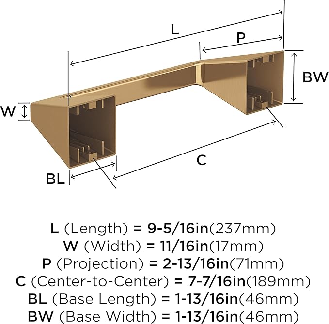 Amerock BH36001CZ | Champagne Bronze Pivoting Double Post Toilet Paper Holder | 9-5/16 in. (237 mm) Toilet Tissue Holder | Blackrock | Bath Tissue Holder | Bathroom Hardware | Bath Accessories