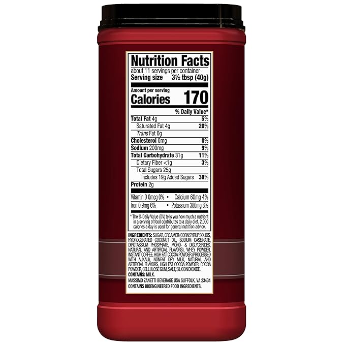 Hills Bros Instant Double Mocha Cappuccino Mix, Easy to Use, Enjoy Coffeehouse Flavor from Home, Frothy, Rich Chocolate, Brown, 16 Oz