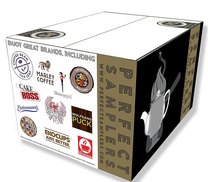Double Donut Coffee Variety Pack, Including Flavored Coffee Pods, Medium Roast, & Dark Roast Coffee, Single Serve Coffee for Keurig K Cup Brewers, 40 Count (Pack of 2)