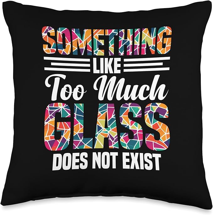Stained Glass Artist Sheets Cutting Oil Stained Glass Throw Pillow