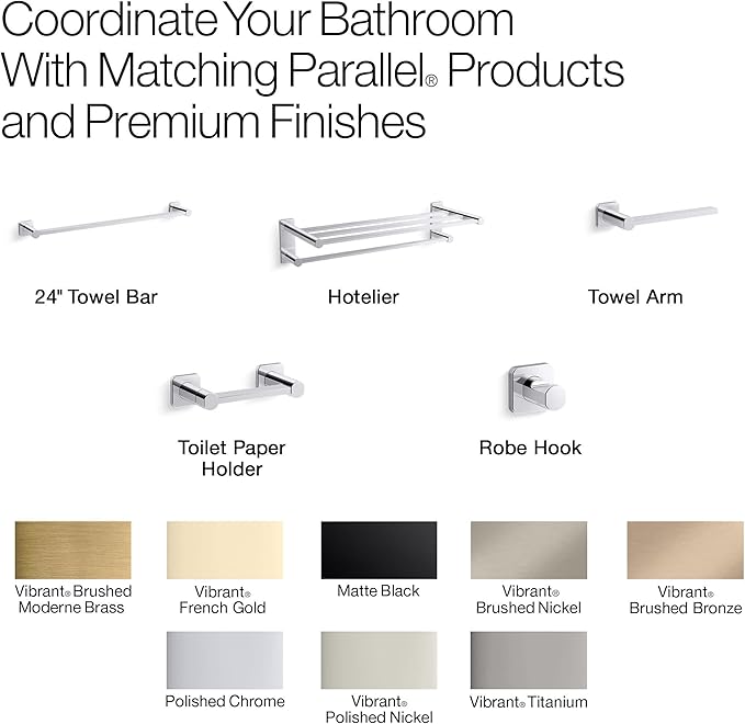KOHLER PARALLEL® DOUBLE TOILET TISSUE HOLDER