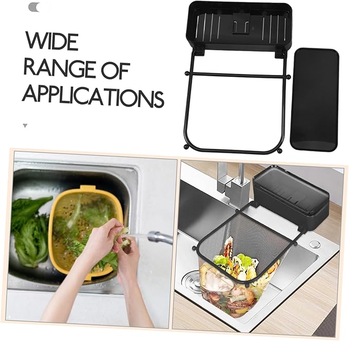 Mesh Sink Leaking Net Rack Suction Cup Drain Rack for Kitchen Sink Strainer