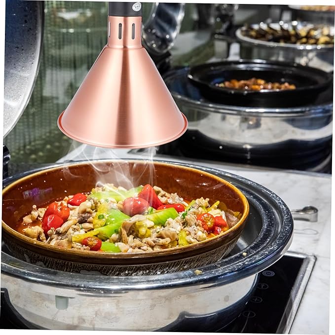Holibanna 1Pc Telescopic Heat Lamp Buffet Heating Light for Food Preservation Chandelier for Hotel Restaurant Kitchen Canteen Use Height