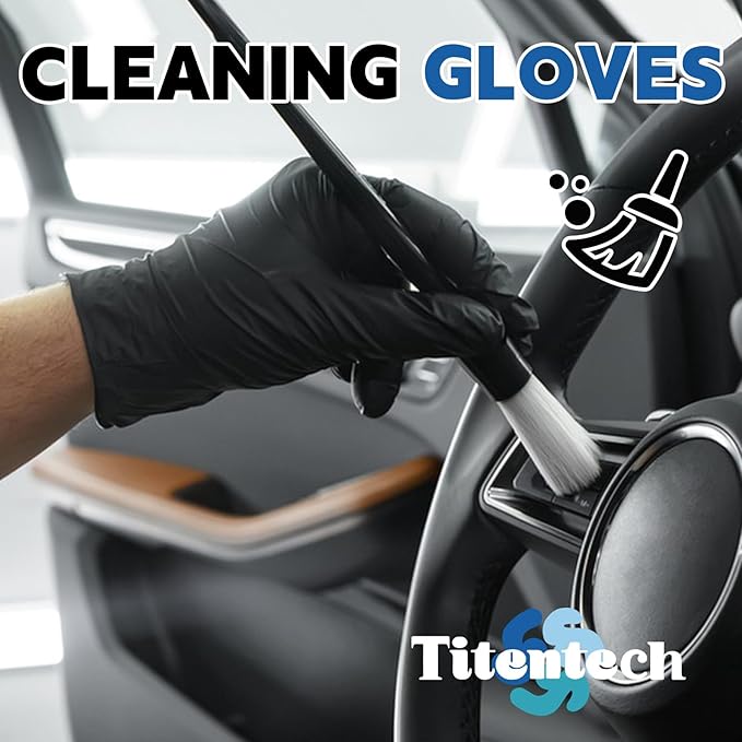 Disposable Nitrile Exam Gloves Black Cooking Gloves Disposable Food Safe 3mil 100PCS/BOX
