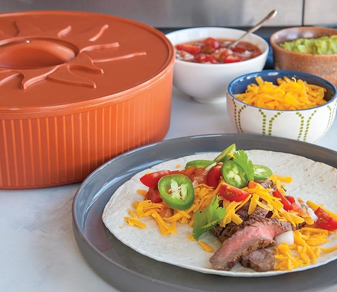 Nordic Ware Microwave Tortilla and Pancake Warmer, 10-Inch Holder - Fits Large Size Tortillas