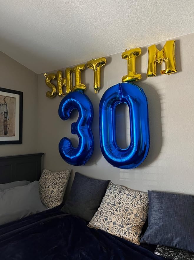 Number 5 Balloon 40In Navy Blue Birthday Decorations for 15 25 Girl Boy Women Men, Balloon Numbers for 2025 Party Celebration Graduations Anniversary Photo