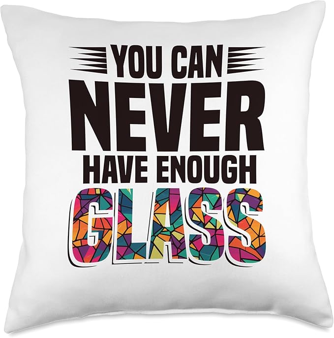 Stained Glass Beginner Kit Sheets Stained Glass Artist Throw Pillow