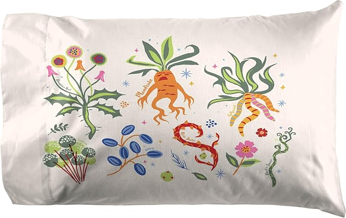 Jay Franco Sheet Set with Fitted, Flat Sheets & Pillow Cover - Ultra-Soft Bedding with Pillowcase for Room Decor, Multi - Harry Potter, 3 Piece Twin