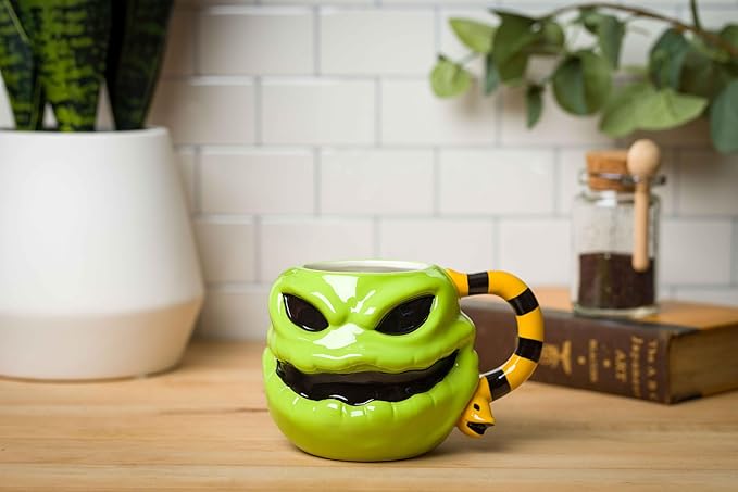 Silver Buffalo Disney Nightmare Before Christmas Oogie Boogie Ceramic 3D Sculpted Mug, 20 Ounces