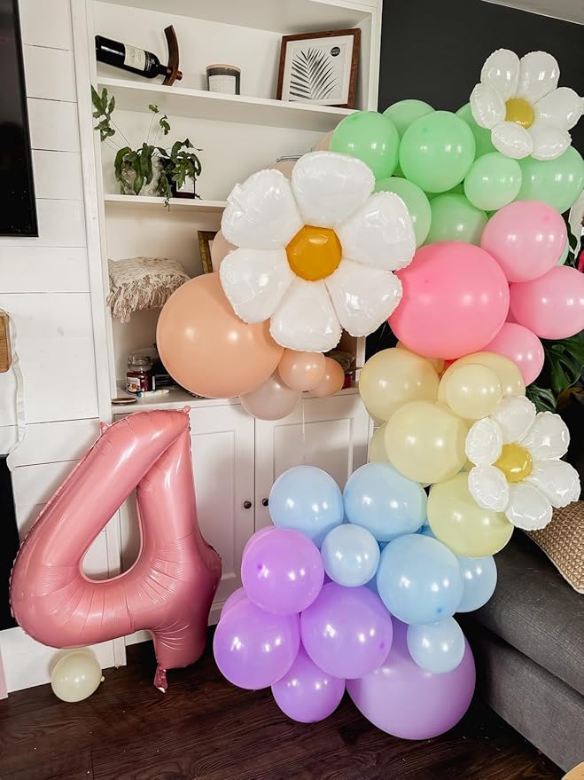 40 Inch Party Decoration, Glamorous 40th Birthday Party Decorations for Women Men Parents, Pearl Pink Big Number Balloon for Wedding Anniversaries Decoration