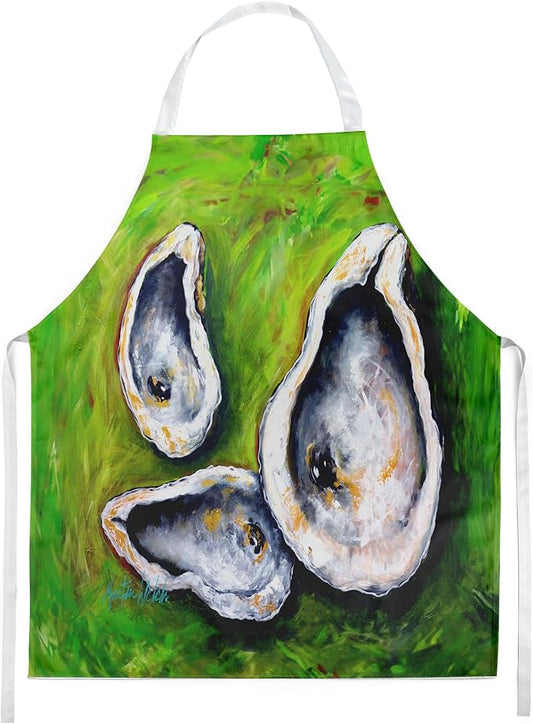 Caroline's Treasures All Shucked Oysters Apron Cooking Kitchen Server Baking Crafts Gardening for Adult Women Men, Unisex, Large, Multicolor