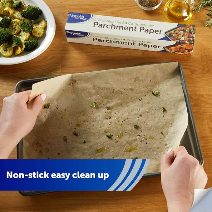 Reynolds Parchment Paper Roll, Pack of 2 | Unbleached | 45 Square Feet