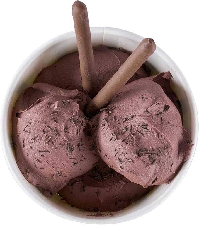Coppetta 8 Ounce Dessert Cups, 200 Greaseproof Ice Cream Cups - Lids Sold Separately, For Hot And Cold Foods, Pink And Blue Stripe Paper Yogurt Bowls, Disposable, Sturdy - Restaurantware