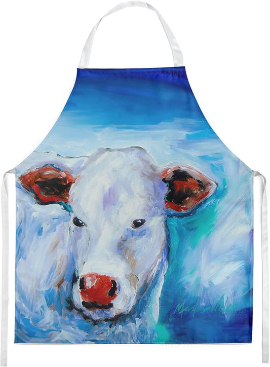 Caroline's Treasures Move Over Cow Apron Cooking Kitchen Server Baking Crafts Gardening for Adult Women Men, Unisex, Large, Multicolor
