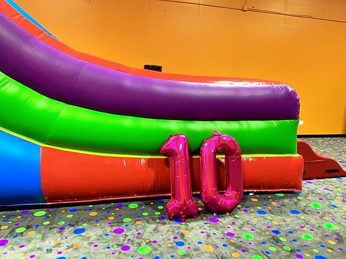 1 Balloons Number for First Birthday, Balloon Numbers 40 Inch, One Hot Pink for Baby Shower, Big Baloon for 1 11 12 13 16 18 21 Birthday Wedding Anniversaries Party