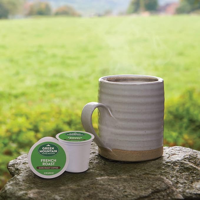 Green Mountain Coffee Roasters French Roast, Single-Serve Keurig K-Cup Pods, Dark Roast Coffee Pods, 96 Count
