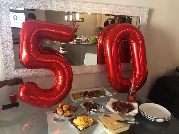 Number 15 Balloons, 15th Birthday Decorations for Girls Boys, 51st Red Birthday Party Decorations 40 In Balloons for Engagement, Wedding, Celebration Party, Graduations, Photo Shoot