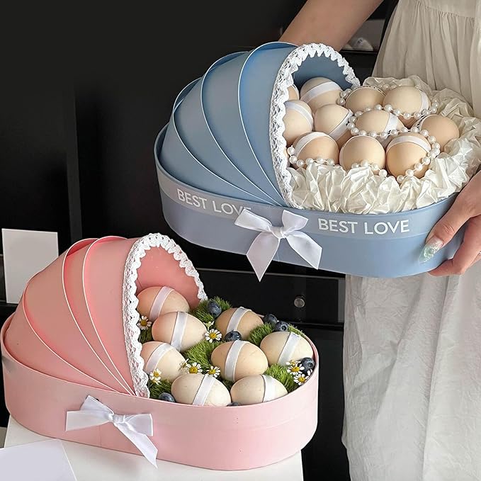 Unique Flower Box Wedding Celebration Present Container for Weddings Special Event Reusable