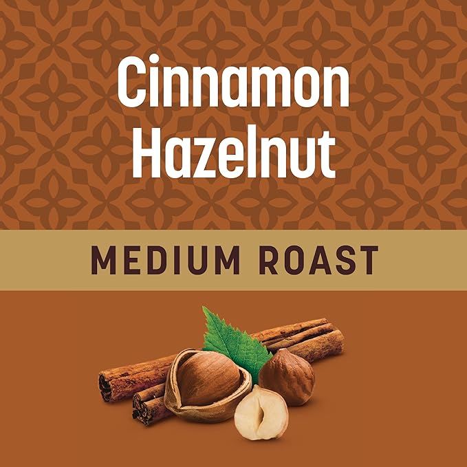 Don Francisco's Cinnamon Hazelnut Ground Flavored Coffee: Rich, Aromatic 100% Arabica Blend - Medium Roast for a Delightful Morning Brew (10 oz Can)