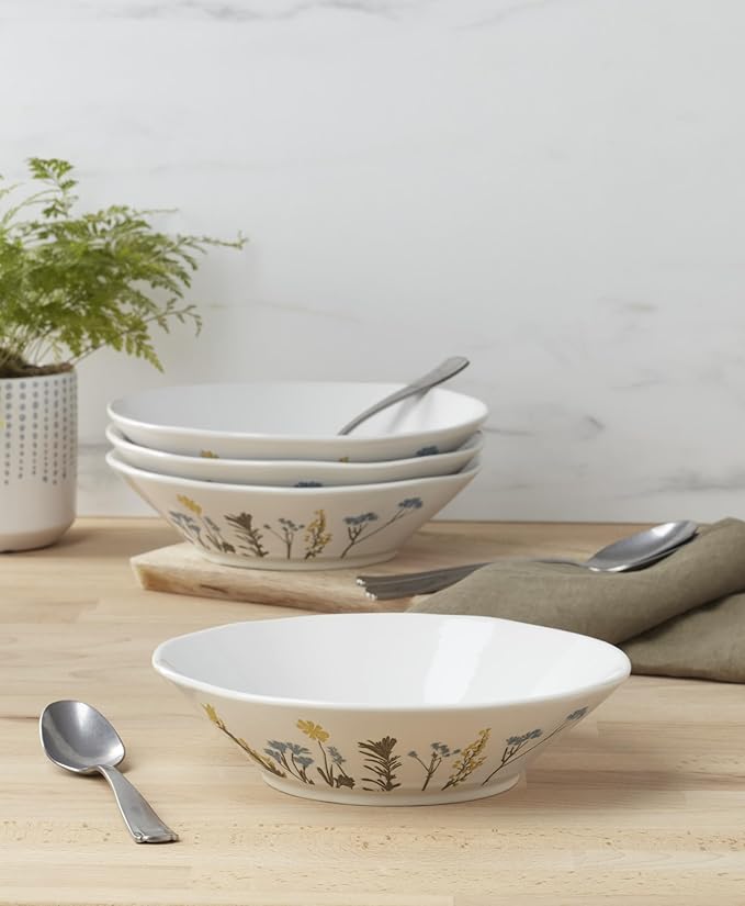 Lenox 898388 Wildflowers Pasta Bowls, Set Of 4