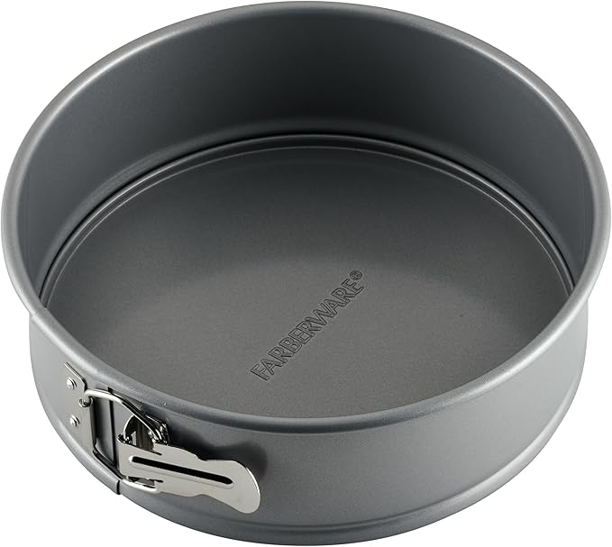 Farberware Nonstick Bakeware 9-Inch Round Springform Pan,Gray,(Pack of 6)
