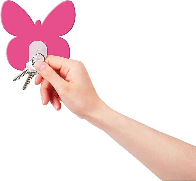RoomMates RMK2229HK Bright Pink Butterfly Magic Hook