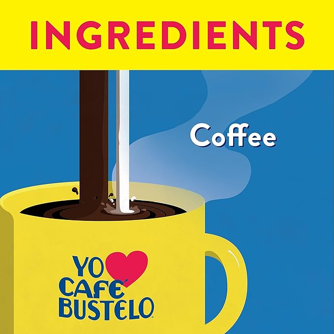 Café Bustelo Aluminum Espresso Capsules, Dark Roast Coffee, Nespresso Original Line Compatible, Intensity 11, 10 Count (Pack of 8)