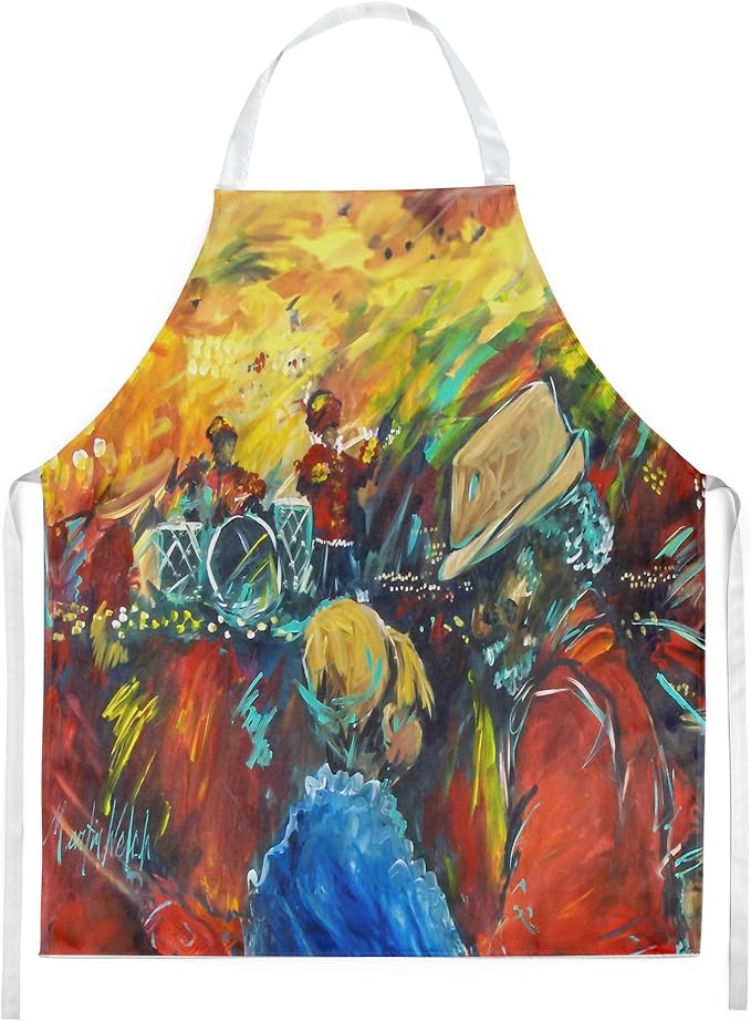 Caroline's Treasures Dance Apron Cooking Kitchen Server Baking Crafts Gardening for Adult Women Men, Unisex, Large, Multicolor