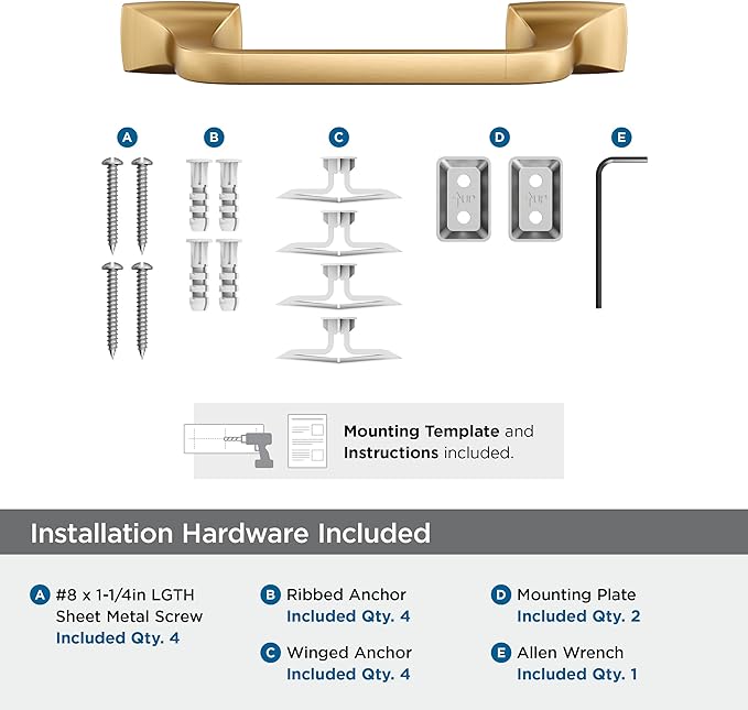 Amerock Highland Ridge Champagne Bronze 9 inch (229mm) Towel Bar, BH36015CZ