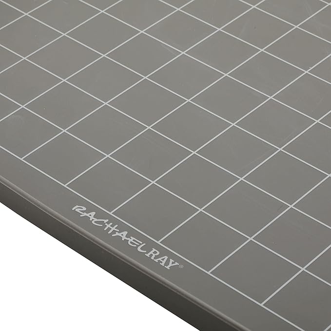 Rachael Ray Tools and Gadgets Silicone Nonstick Roasting and Baking Mat, 10 Inch x 14.75 Inch, Gray
