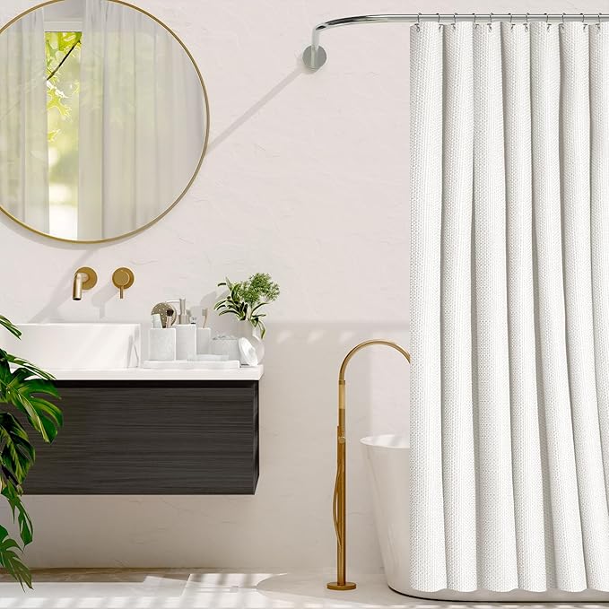 Clara Clark Bathroom Set - White Bathroom Accessories Set, 5PC Bathroom Accessory Set, Bathroom Sets with Soap Dispenser, Toothbrush Holder, Tumbler, Cotton Swab Jar & Vanity Tray