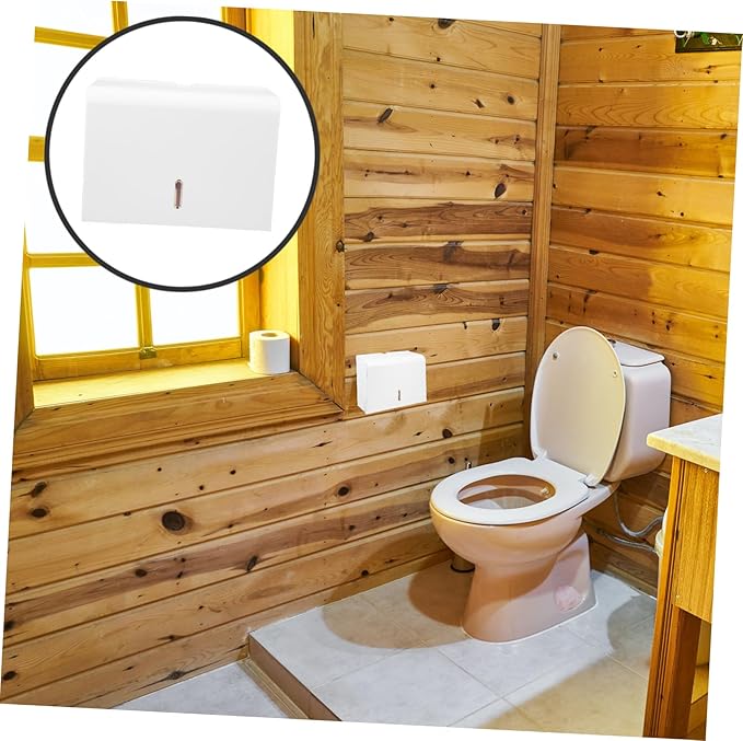 Kitchen Towel Dispenser Hand Paper Towel Holder Wall-Mounted Bathroom Paper Box