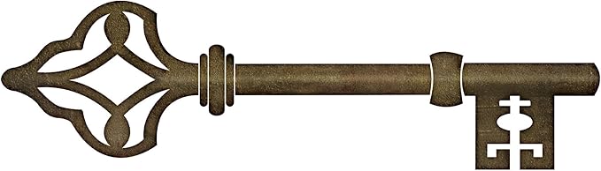 RoomMates Antique Key Peel and Stick Wall Decal W/Hooks