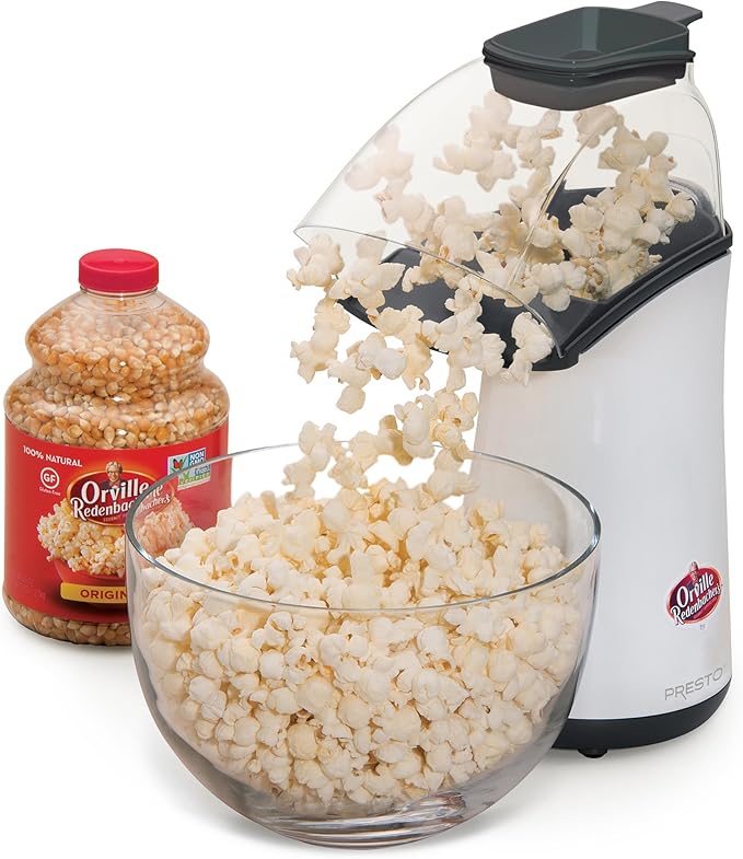 Presto 04821 Orville Redenbacher's Hot Air Popper,1 Liters,White,(Pack of 2)