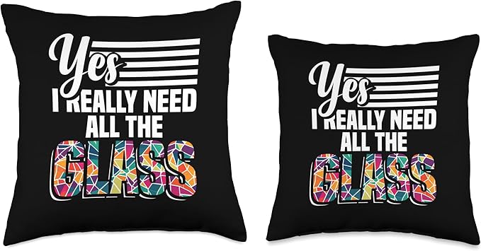 Stained Glass Sheets Foiler Tools Stained Glass Artist Throw Pillow