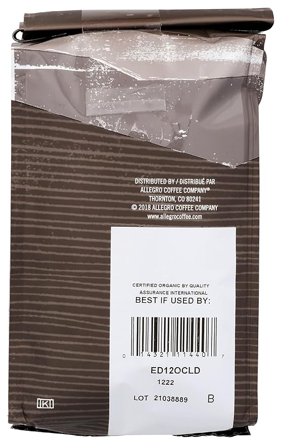 Allegro Coffee Organic Cafe La Duena Ground Coffee, 12 oz