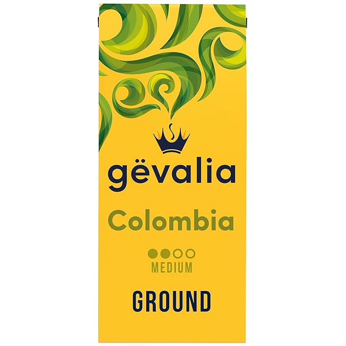 Gevalia Colombia Medium Roast Ground Coffee, 12 oz Bag