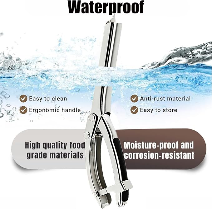 2 Packs Rib Membrane Removal Tool,Stainless Steel Rib Prep Tool Membrane Remover,BBQ Rib Skinner with Arc Clamp & Non-Slip Grip for Easy Rib Prep,Dishwasher Safe & Easy Clean Kitchen Gadgets