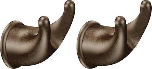 Moen YB8003OWB Mason Robe Hook, 1 Count (Pack of 2), Old World Bronze