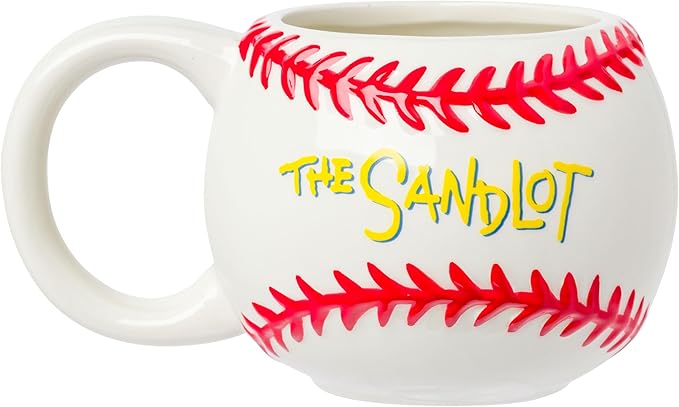 Silver Buffalo The Sandlot Baseball Ceramic 3D Sculpted Mug, 20 Ounces
