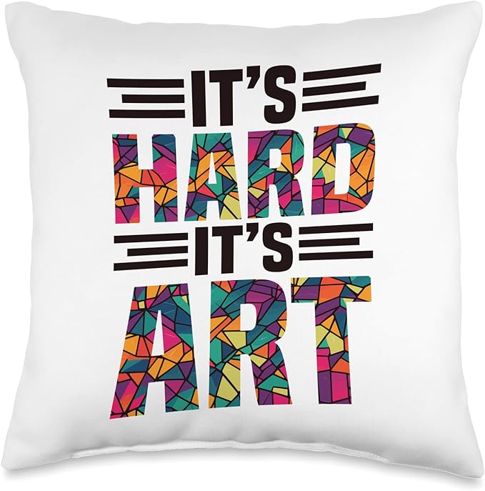 Stained Glass Artist Beginner Kit Sheets Stained Glass Throw Pillow