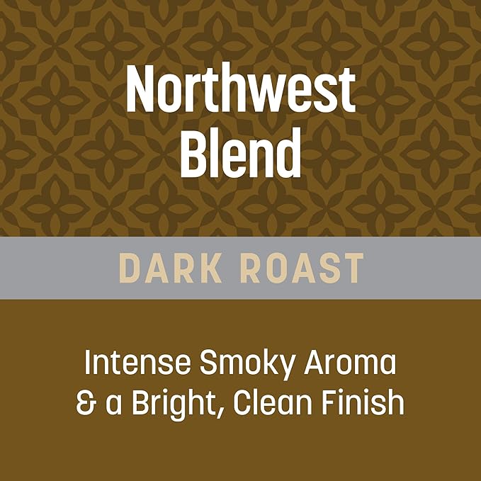 Don Francisco's Premium Northwest Blend Dark Roast Ground Coffee: Rich, Aromatic 100% Arabica Beans - Family Crafted Flavored Coffee for a Delightful Morning Brew (10 oz Can)