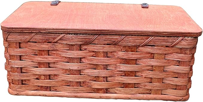 Amish Handwoven Mail Basket/ Mailbox Basket. Measures 18.5 X 8.5 X 5.75. Accent Your Country Decor with This Well Crafted Handmade Basket. Replace Your Old Rusted Box with This Unique Handwoven Mailbox Basket. Not Only Can It Be Used As a Mailbox, It I...