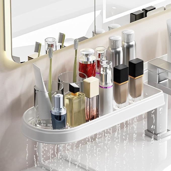 U Shape Faucet Storage Rack, Enhanced Usability Convenience, 11.5x12.8x59cm, Kitchen Sink Organizer, Sink Storage Rack, Space-Saving Design, For Kitchen Countertop Bathroom Dorm