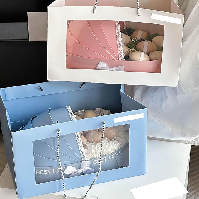 Unique Flower Box Wedding Celebration Present Container for Weddings Special Event Reusable