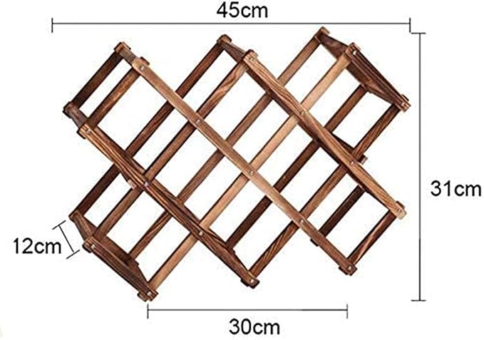 Wooden Red Wine Rack 3/10 Bottle Holder Mount Kitchen Bar Display Shelf Folding Wood Wine Rack Drink Bottle Holders Interesting Life